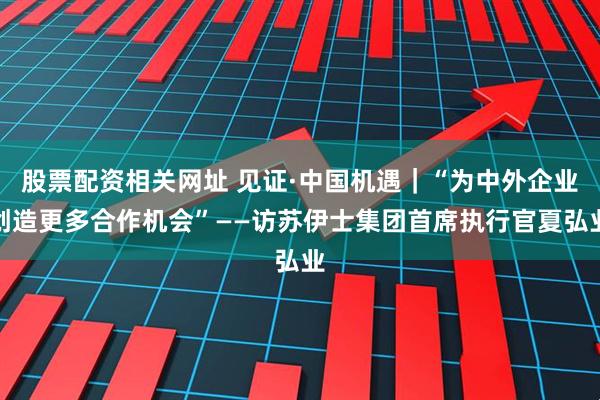 股票配资相关网址 见证·中国机遇｜“为中外企业创造更多合作机会”——访苏伊士集团首席执行官夏弘业